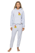 Retro LOS ANGELES DODGERS PINSTRIPE 2026 SWEATPANTS - WHITE BLUE