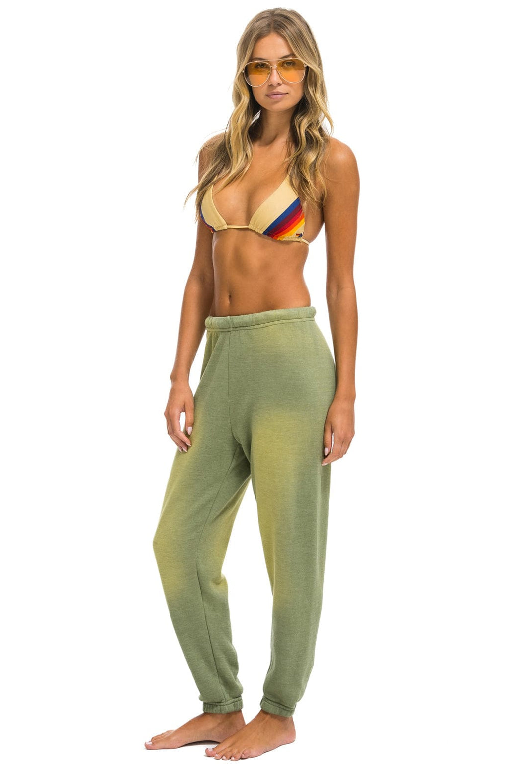 Retro ESSENTIAL SWEATPANTS - FADED ARMY