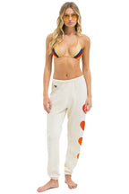 Retro HEART FADE 4 SWEATPANTS - VINTAGE WHITE