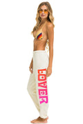 Retro LOVER SWEATPANTS - VINTAGE WHITE