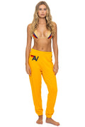 Retro LOGO SWEATPANTS - GOLD