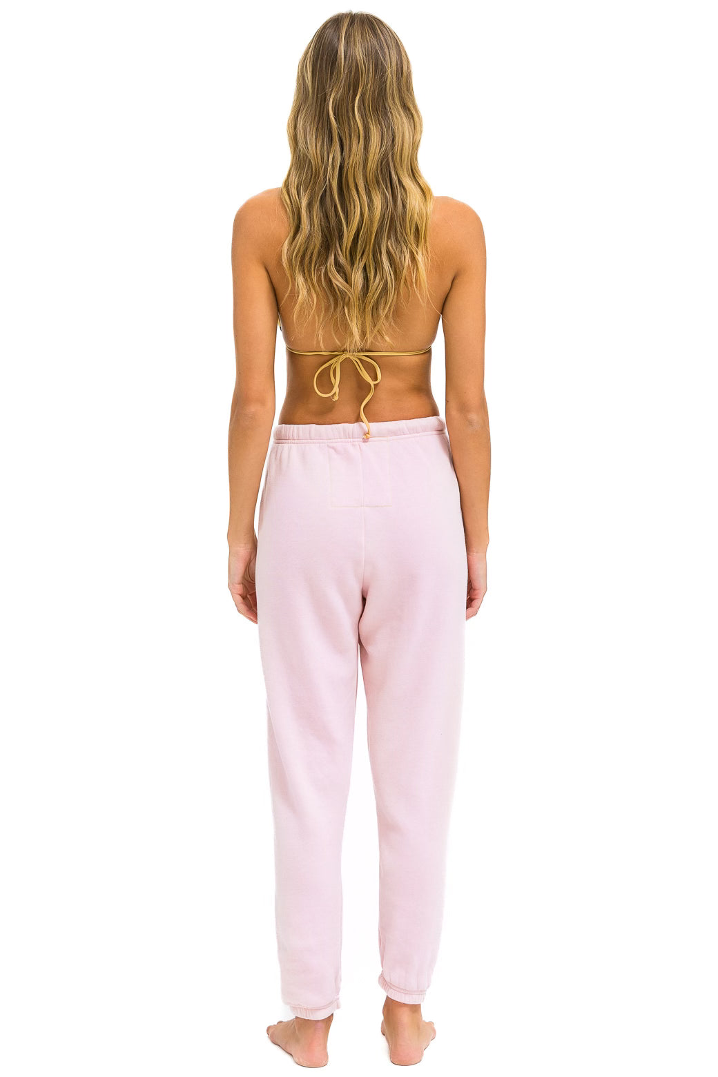 Retro BOLT HEART SWEATPANTS - LIGHT PINK