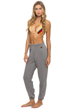 Retro LOGO SWEATPANTS - SLATE