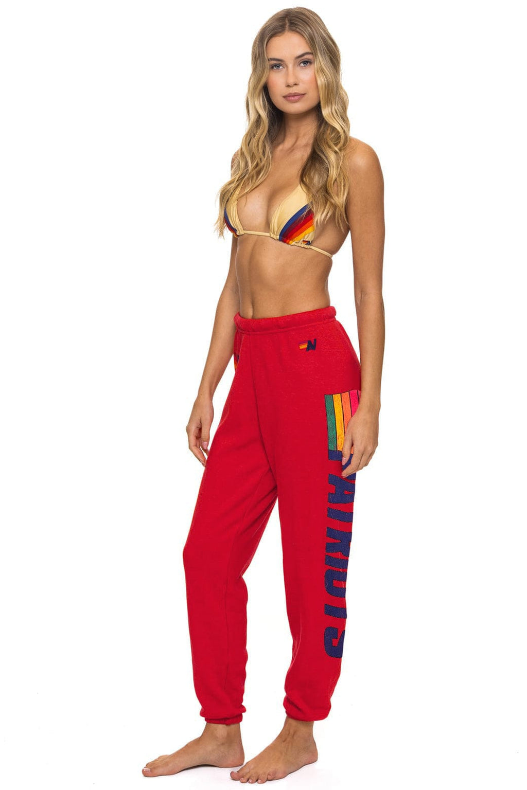 Retro NEW ENGLAND PATRIOTS HELMET 2026 SWEATPANTS - FLASH RED