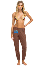 Retro PALM TREE FESTIVAL ASPEN 2025 UNISEX SWEATPANTS - BROWN