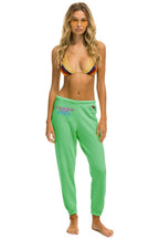 Retro PALM TREE FEST WEST PALM 2026 UNISEX SWEATPANTS - NEON MINT