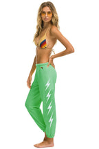 Retro PALM TREE FEST WEST PALM 2026 UNISEX SWEATPANTS - NEON MINT