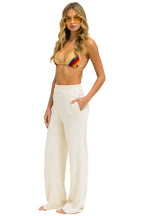 Retro WIDE LEG POCKET SWEATPANTS - VINTAGE WHITE