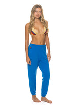 Retro 5 STRIPE SWEATPANTS - ADVENTURE BLUE