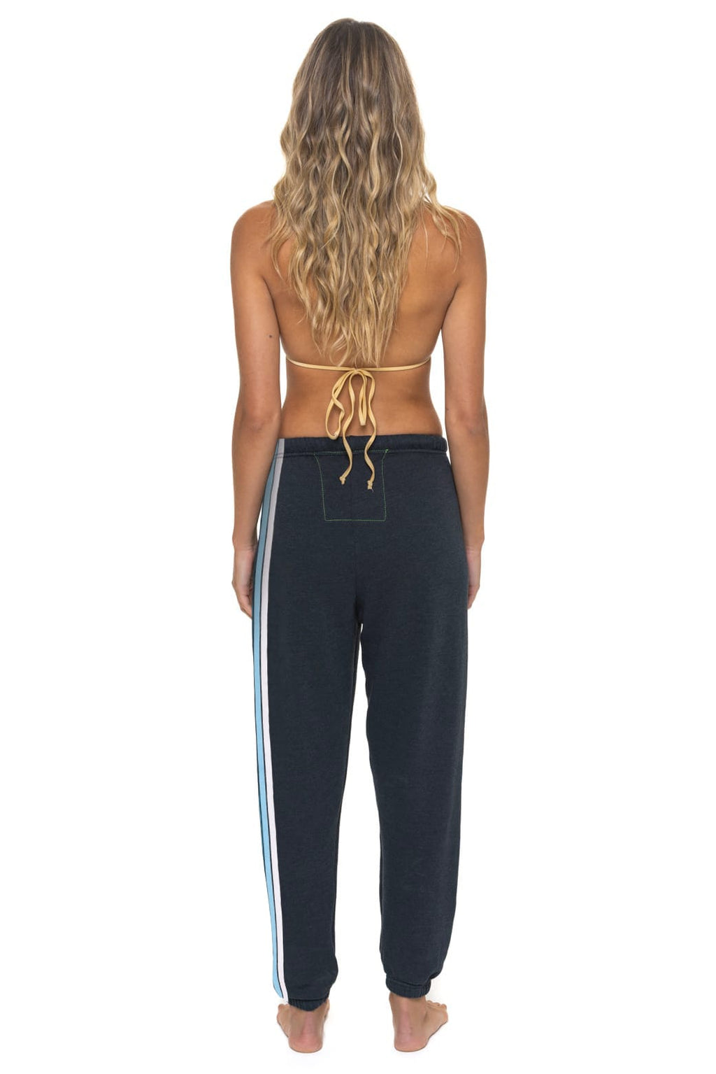 Retro WOMENS 5 STRIPE AMERICA SWEATPANT - CHARCOAL USA