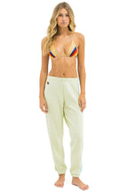 Retro 5 STRIPE SWEATPANTS - LIME CREAM SEAFOAM