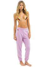 Retro 5 STRIPE SWEATPANTS - MAUVE PINK