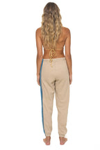 Retro 5 STRIPE SWEATPANTS - SAND