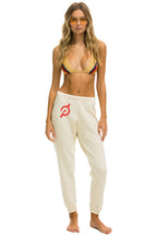 Retro PELOTON 2024 5 STRIPE SWEATPANTS - VINTAGE WHITE