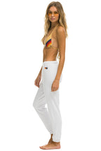 Retro STARS SWEATPANTS -WHITE USA
