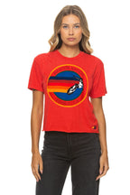 Retro SIGNATURE VENICE BOYFRIEND TEE - RED