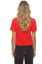 Retro LOGO BOYFRIEND TEE - RED