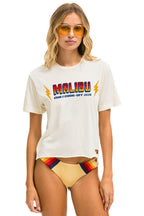 Retro MALIBU CHILI COOK-OFF 2026 BOYFRIEND TEE - VINTAGE WHITE