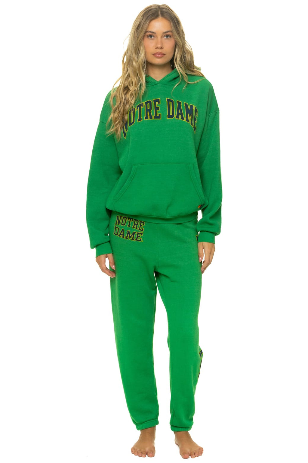 Retro NOTRE DAME 2026 UNISEX SWEATPANTS - KELLY GREEN