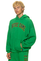 Retro NOTRE DAME 2026 PULLOVER HOODIE RELAXED - KELLY GREEN