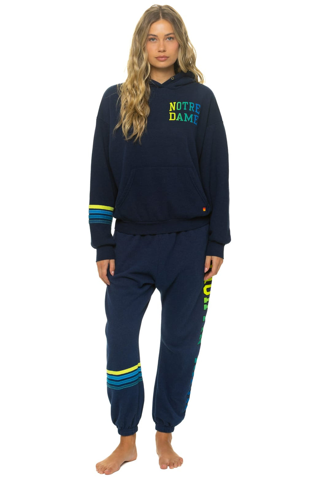 Retro NOTRE DAME 2026 UNISEX POCKET SWEATPANTS - NAVY