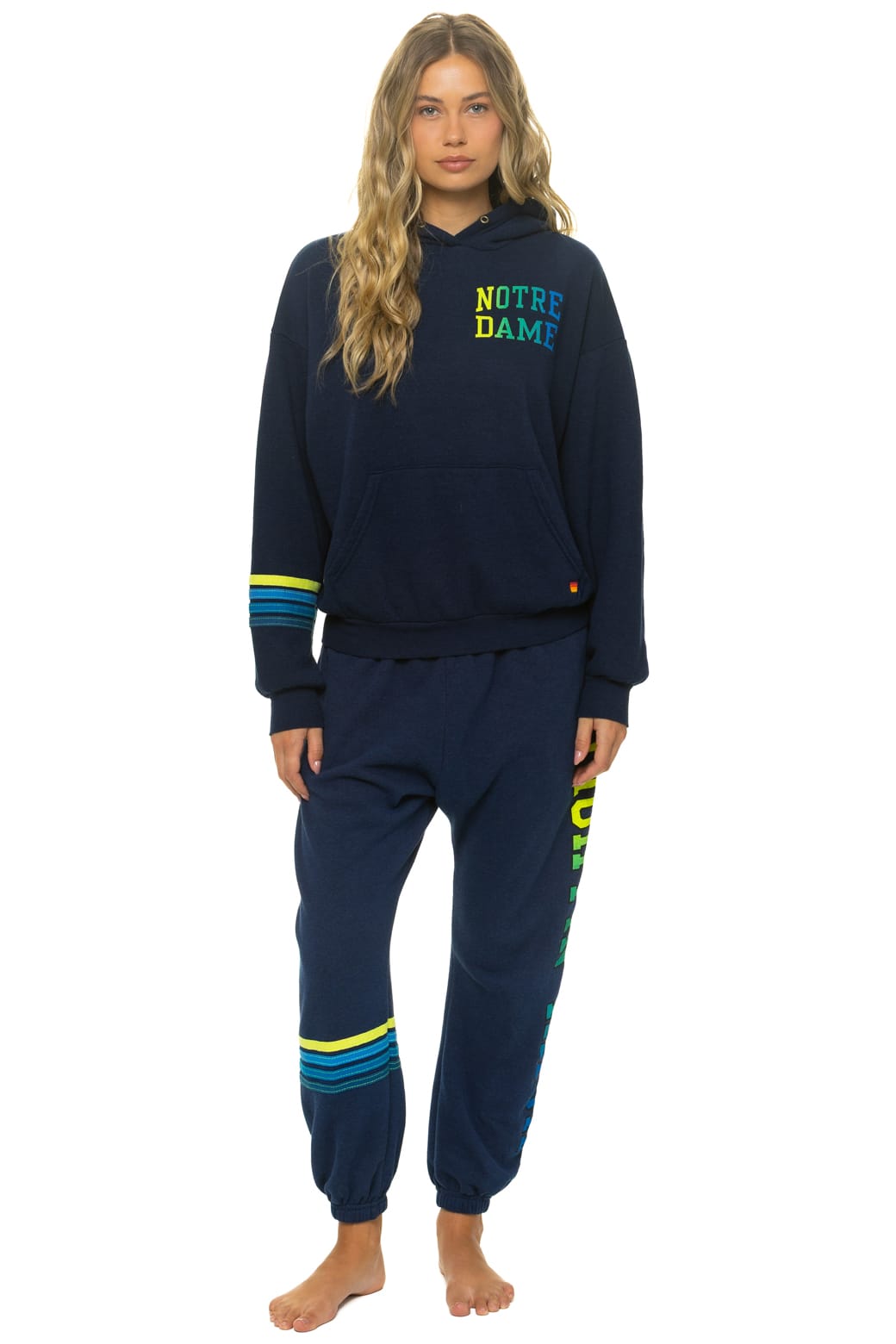 Retro NOTRE DAME 2026 UNISEX POCKET SWEATPANTS - NAVY
