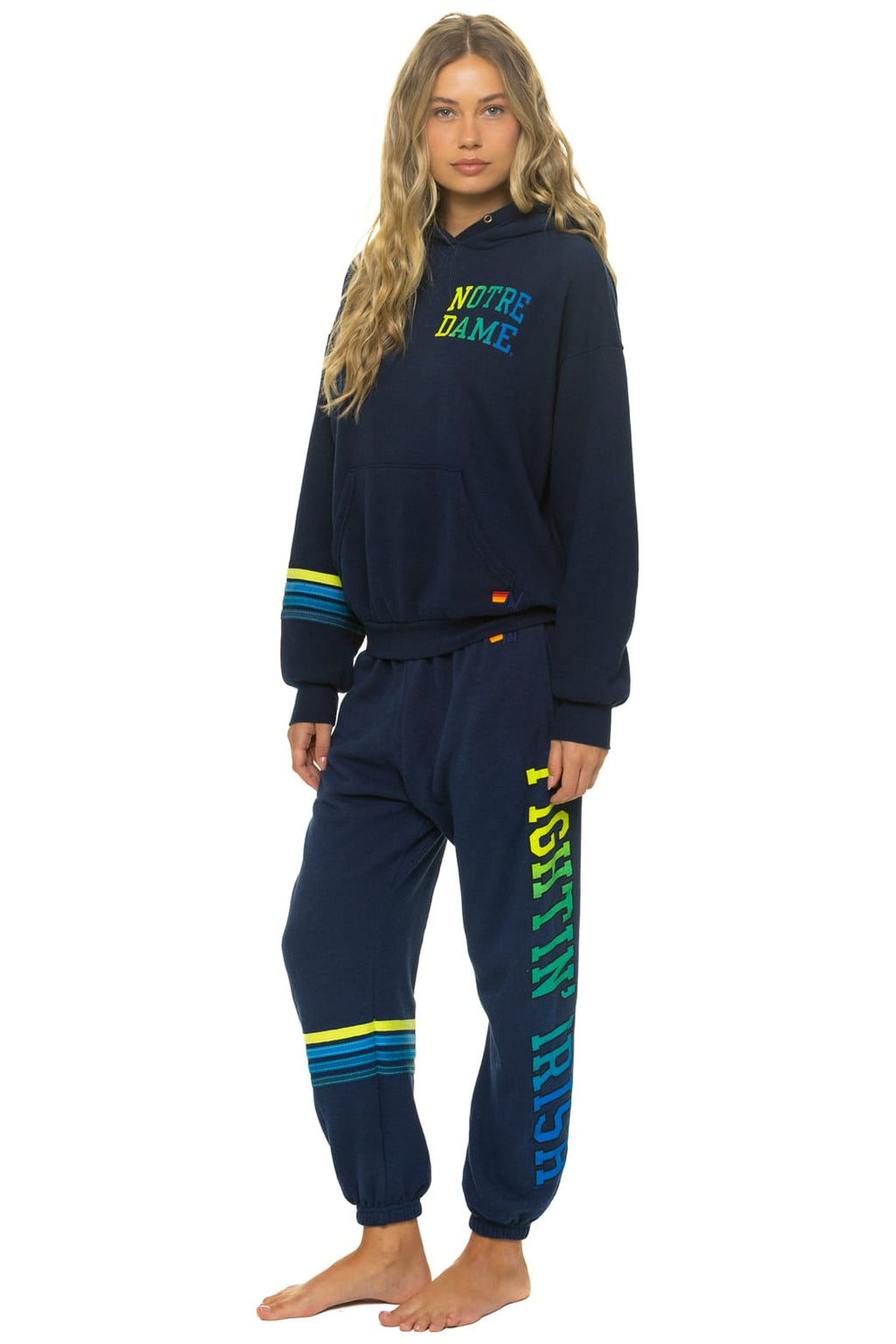 Retro NOTRE DAME 2026 UNISEX POCKET SWEATPANTS - NAVY