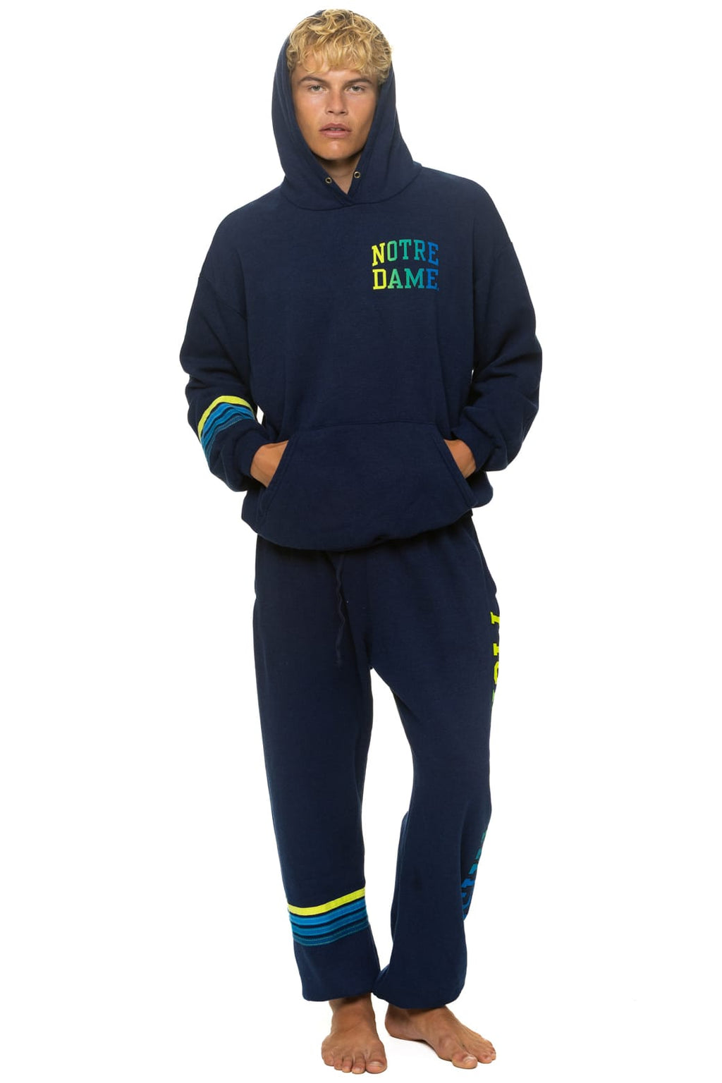 Retro NOTRE DAME 2026 UNISEX POCKET SWEATPANTS - NAVY