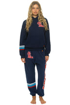 Retro OLE MISS 2026 PULLOVER HOODIE RELAXED - NAVY