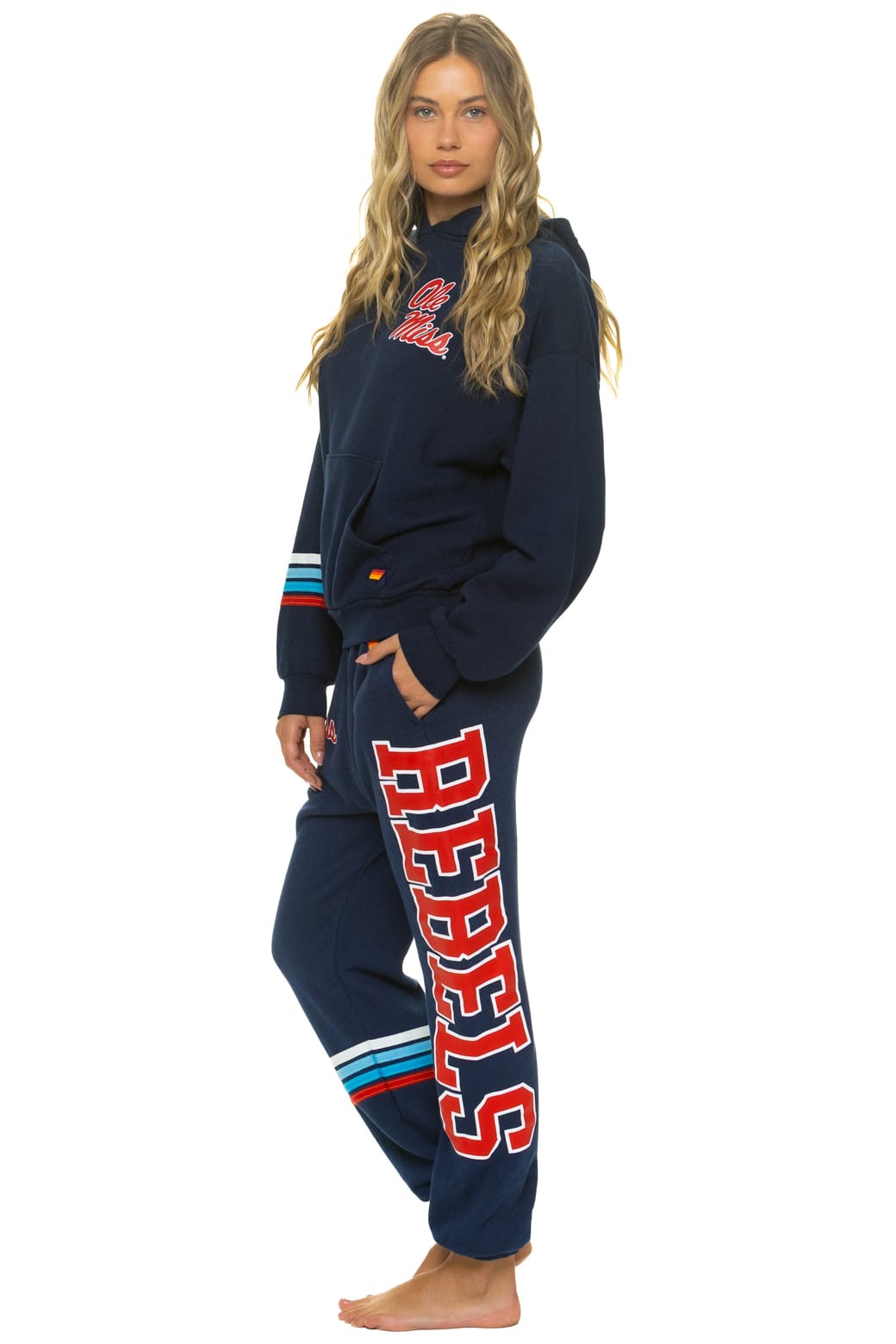 Retro OLE MISS 2026 UNISEX POCKET SWEATPANTS - NAVY
