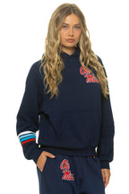 Retro OLE MISS 2026 PULLOVER HOODIE RELAXED - NAVY