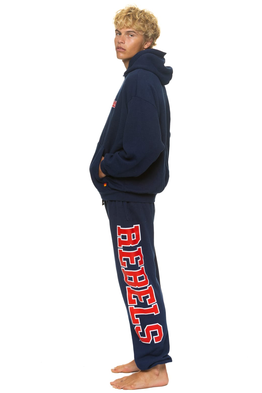 Retro OLE MISS 2026 PULLOVER HOODIE RELAXED - NAVY