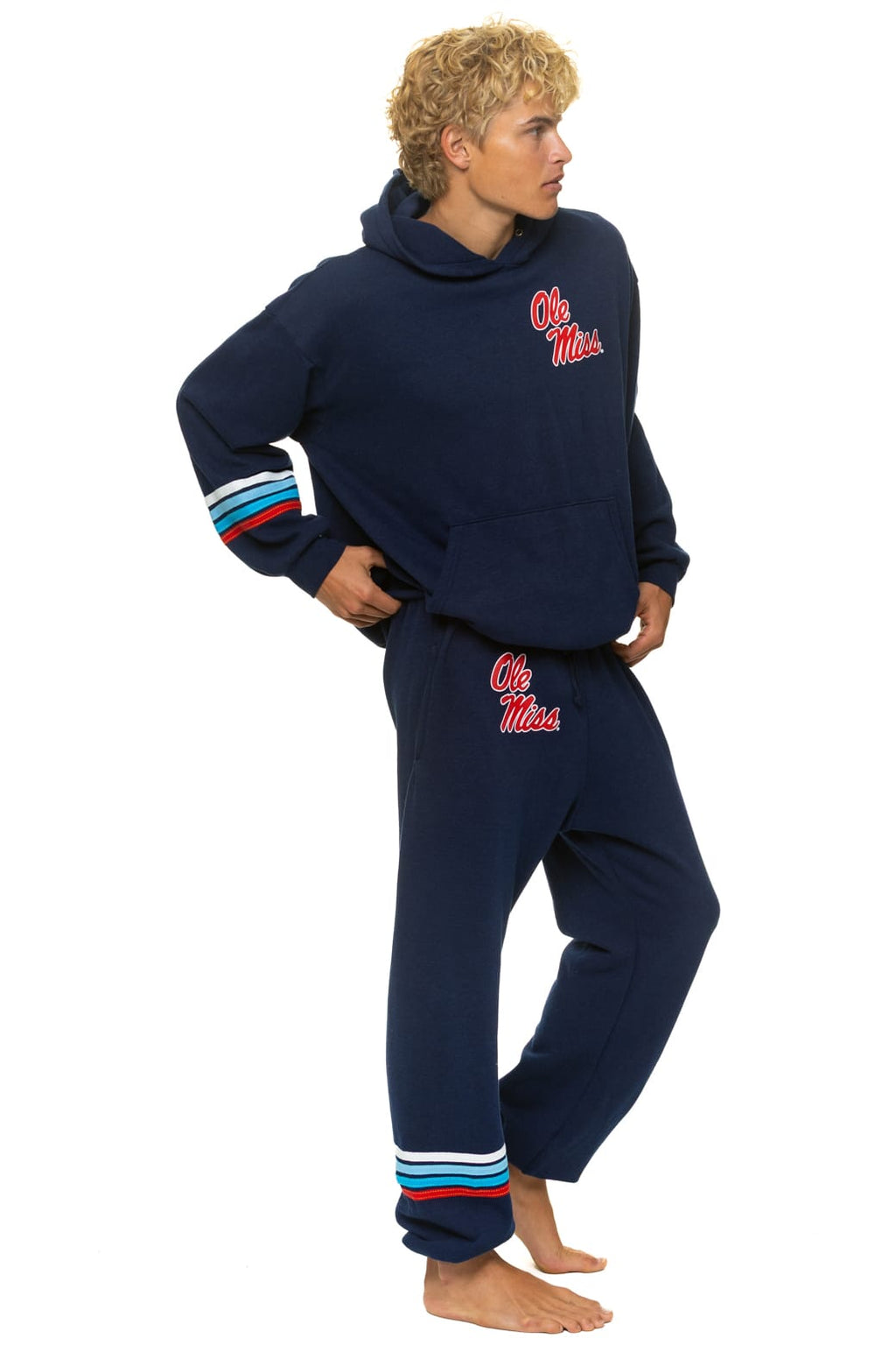 Retro OLE MISS 2026 UNISEX POCKET SWEATPANTS - NAVY