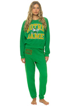Retro NOTRE DAME 2026 RELAXED CREW SWEATSHIRT - KELLY GREEN