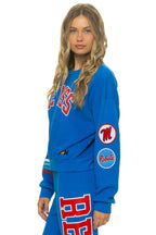 Retro OLE MISS 2026 RELAXED CREW SWEATSHIRT - ADVENTURE BLUE