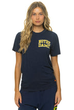 Retro NOTRE DAME 2026 CREW TEE SHIRT - NAVY