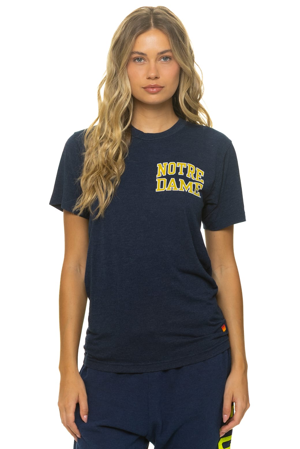 Retro NOTRE DAME 2026 CREW TEE SHIRT - NAVY