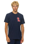 Retro OLE MISS 2026 CREW TEE SHIRT - NAVY