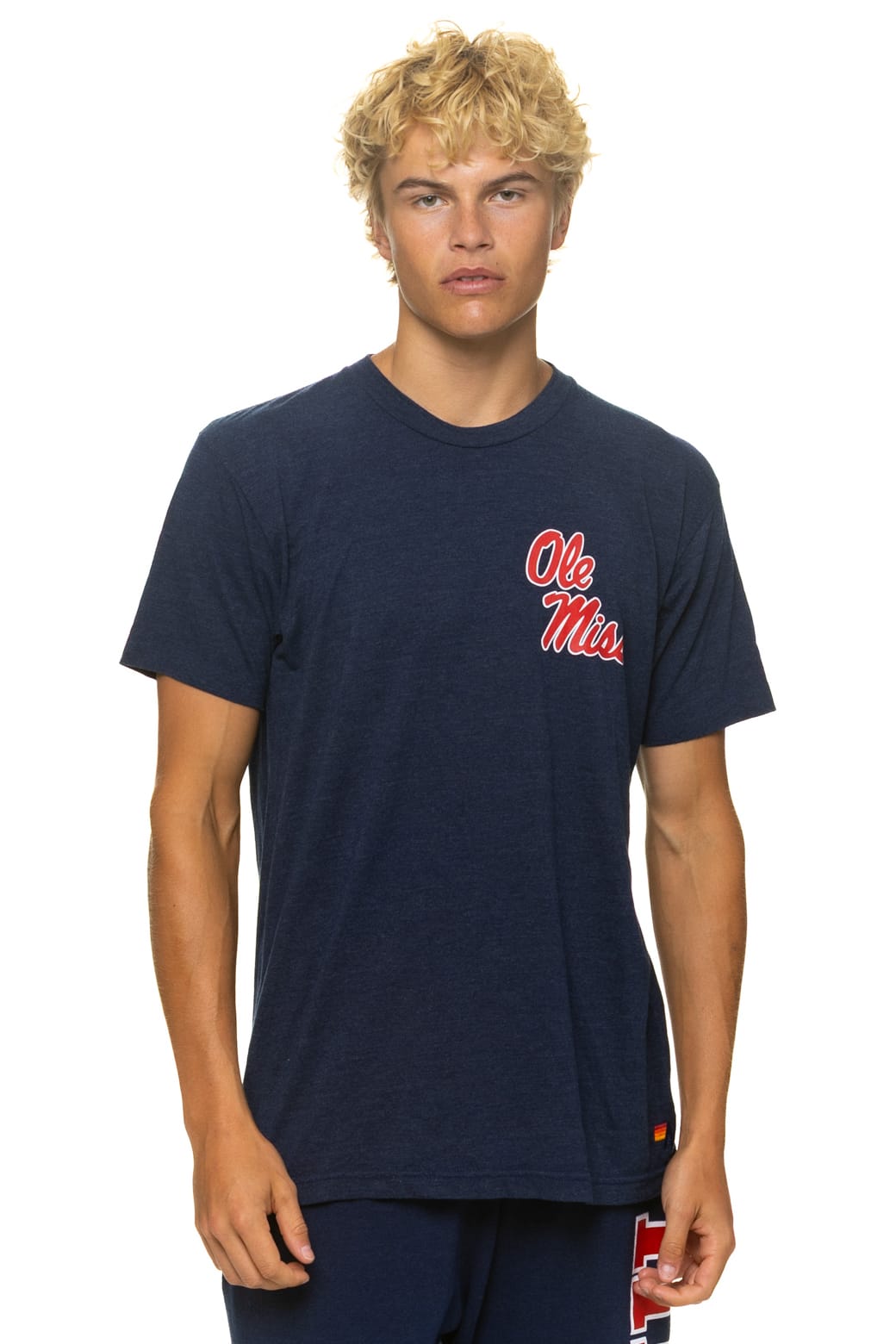 Retro OLE MISS 2026 CREW TEE SHIRT - NAVY