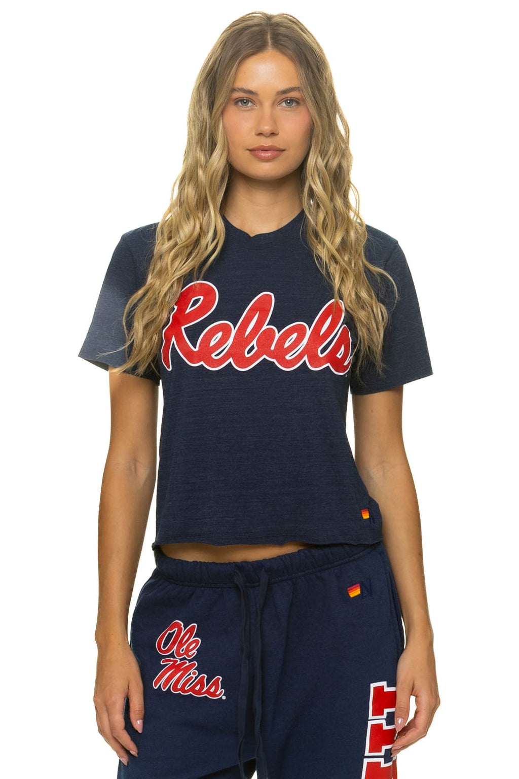 Retro OLE MISS 2026 BOYFRIEND TEE - NAVY