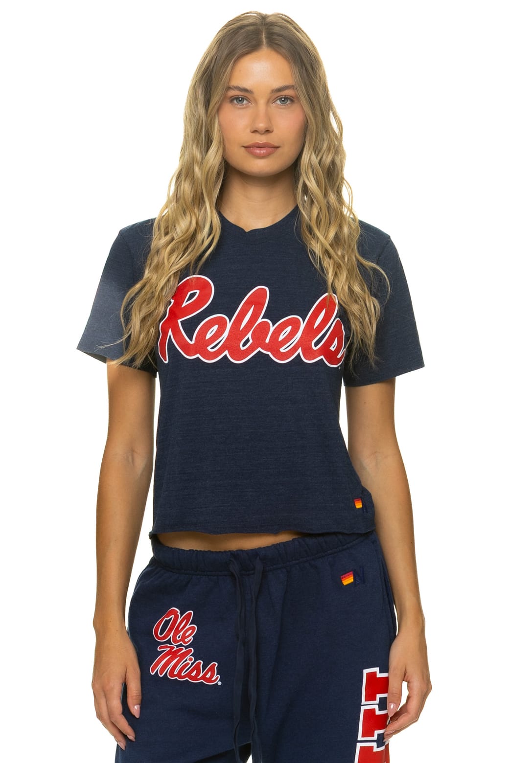 Retro OLE MISS 2026 BOYFRIEND TEE - NAVY