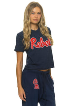 Retro OLE MISS 2026 BOYFRIEND TEE - NAVY