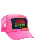 Retro ASPEN SUNSET TRUCKER HAT