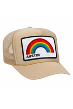 Retro AUSTIN RAINBOW TRUCKER HAT