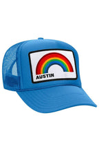 Retro AUSTIN RAINBOW TRUCKER HAT