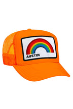 Retro AUSTIN RAINBOW TRUCKER HAT