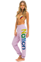 Retro AVIATOR NATION 2 SWEATPANTS - MAUVE