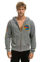 Retro AVIATOR NATION ASPEN HOODIE - HEATHER GREY