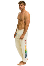 Retro AVIATOR NATION ASPEN SWEATPANTS - VINTAGE WHITE