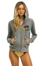 Retro AVIATOR NATION AUSTIN HOODIE - HEATHER GREY